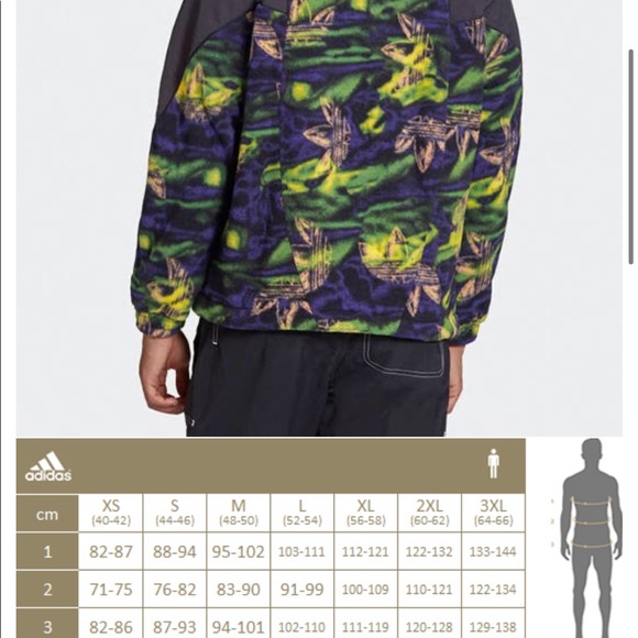 Brand New Men’s Adidas Big Trefoild Printed Polar - Picture 2 of 14